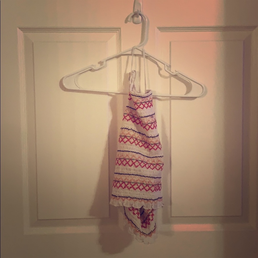 Tie around the neck tank top